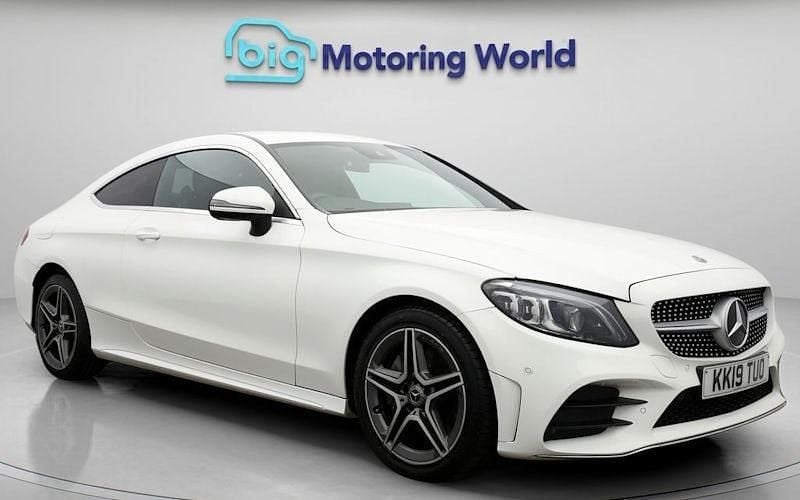 White Used 2019 Mercedes C300 AMG Line Premium Coupe | £17,500 (Fair price) - Image 1/4