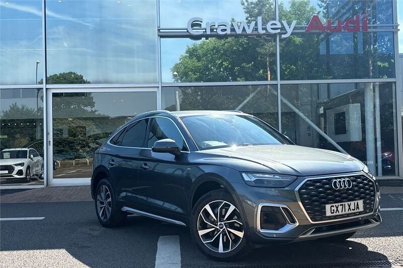 Grey Used 2021 Audi Q5 Sportback S-Line SUV | £30,990 (Good price) - Image 1/4