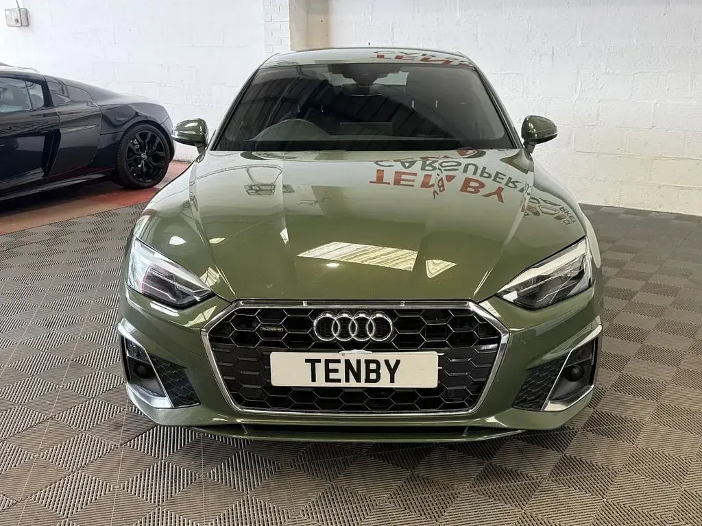 Used Audi A5 Sportback S-Line 204 HP (150 kW) 2023 Green Hatchback