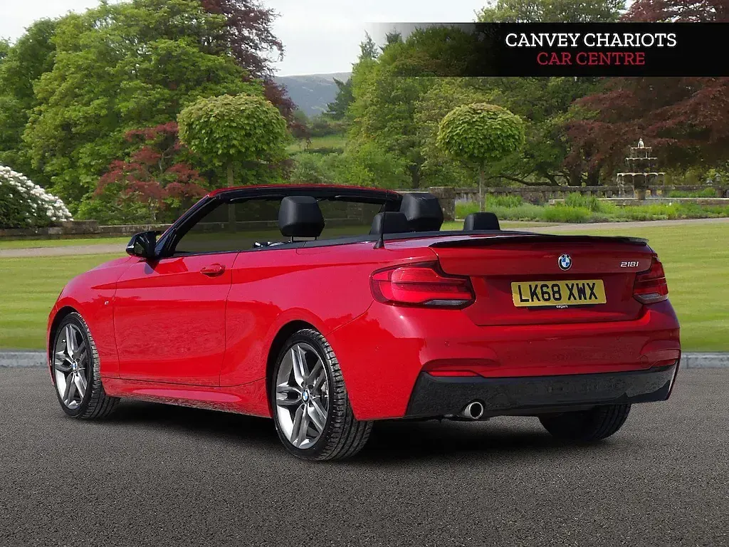 Used BMW 218 M Sport 134 HP (98 kW) 2018 Red Cabriolet