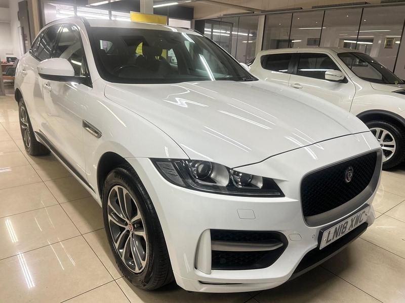 White Used 2018 Jaguar F-Pace R-Sport SUV | £13,490 (Good price) - Image 1/3