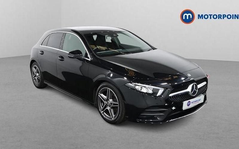 Used Mercedes A180 AMG line 136 HP (100 kW) 2020 Black Hatchback
