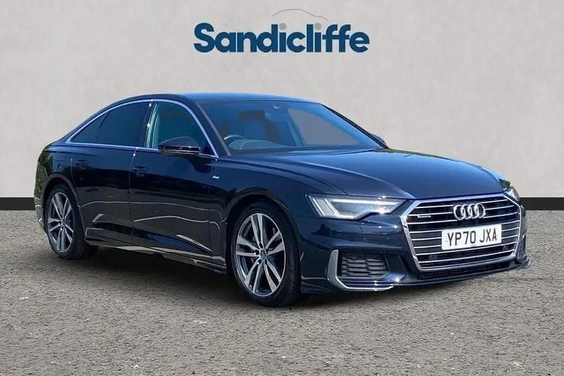 Blue Used 2020 Audi A6 S-Line Sedan | £27,609 (Fair price) - Image 1/4