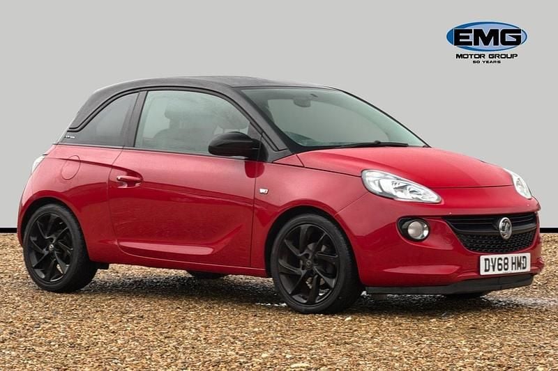 Used Vauxhall Adam 70 HP (51 kW) 2018 Red Hatchback