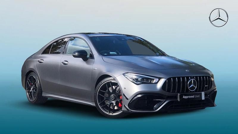 Grey Used 2023 Mercedes CLA45 AMG AMG Coupe | £46,995 (Fair price) - Image 1/4