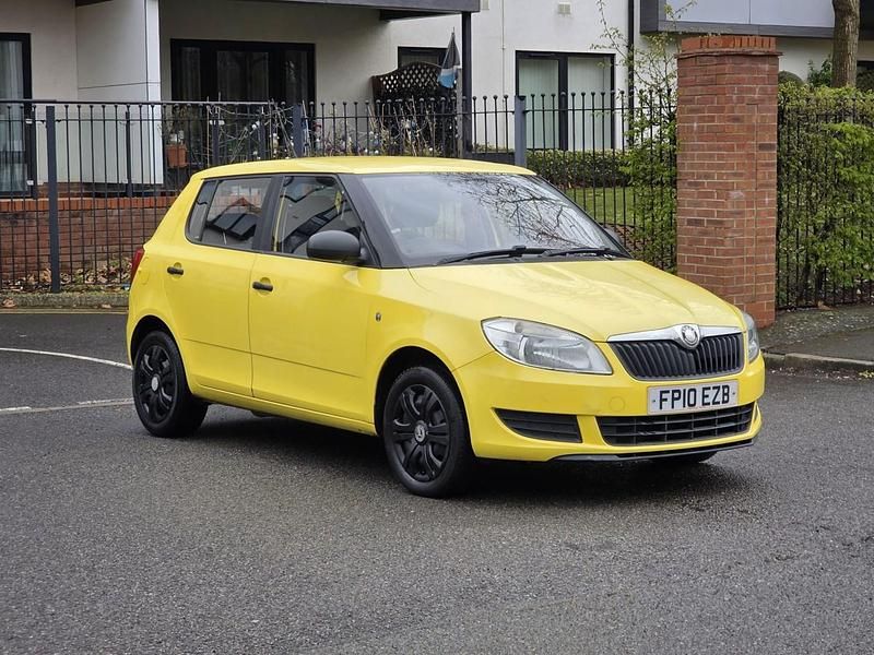 Used Skoda Fabia 2010 Yellow Hatchback