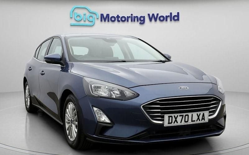 Used Ford Focus Titanium 125 HP (91 kW) 2020 Blue Hatchback