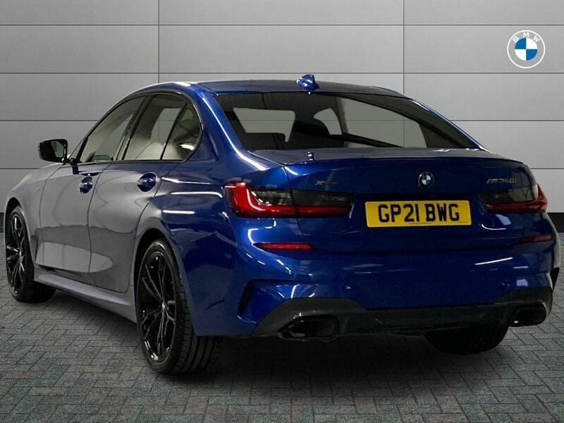 Begagnad BMW M340 Comfort Edition 369 HK (271 kW) 2021 Blå Sedan