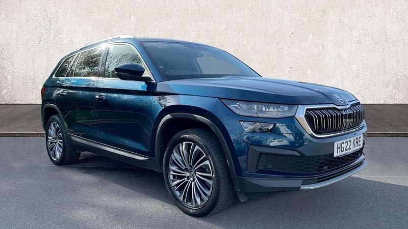 Blue Used 2022 Skoda Kodiaq SE L Executive SUV | £25,722 (Fair price) - Image 1/4