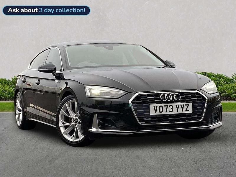 Black Used 2023 Audi A5 Sportback Sport Hatchback | £25,175 (Good price) - Image 1/4