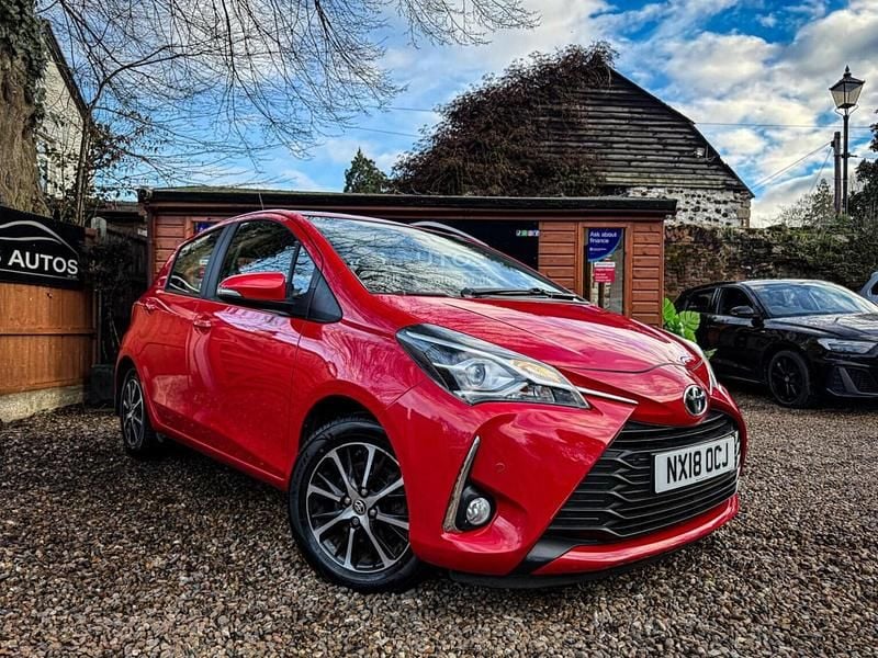 Red Used 2018 Toyota Yaris Hatchback | £11,850 (Fair price) - Image 1/4