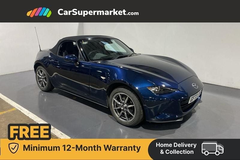 Blue Used 2023 Mazda MX5 Exclusive-Line Cabriolet | £19,197 (Good price) - Image 1/4