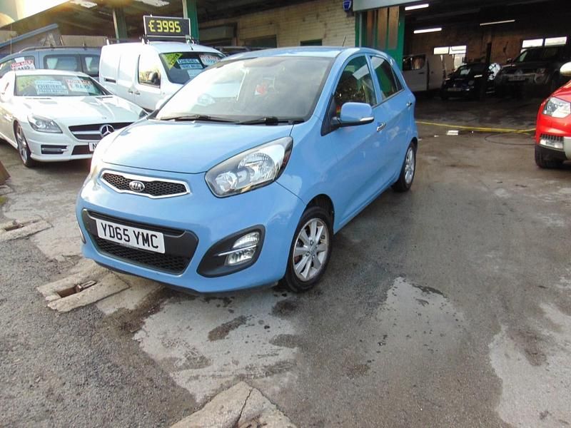 Used Kia Picanto 68 HP (50 kW) 2015 Blue Hatchback