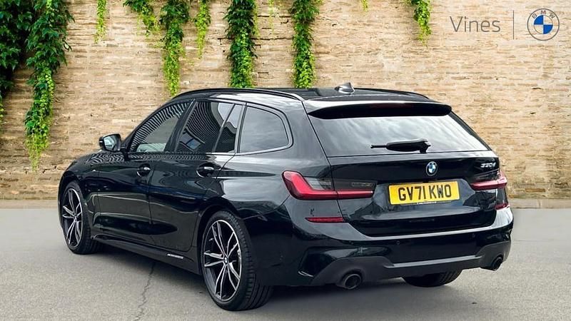 Used BMW 330 M Sport 282 HP (207 kW) 2021 Black Estate