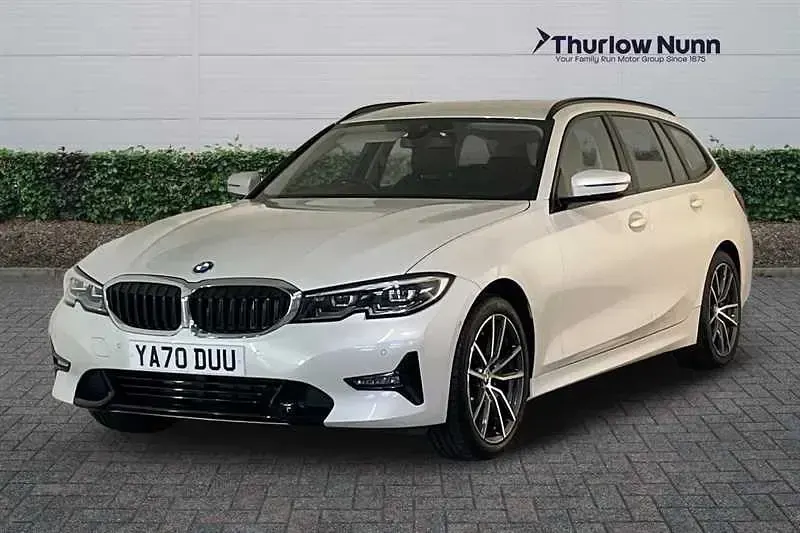 Usado BMW 320 Sport Line 184 CV (135 kW) 2020 Blanco Familiar