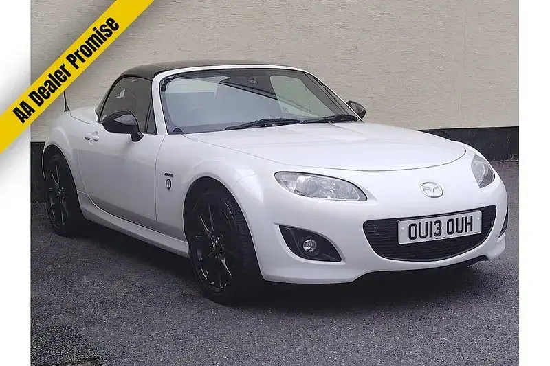 Used Mazda MX5 160 HP (117 kW) 2013 White Cabriolet