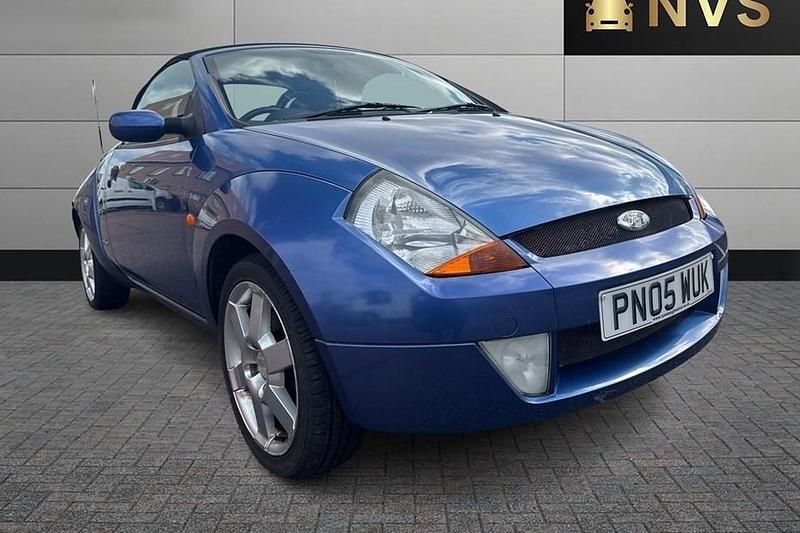 Used Ford StreetKa 95 HP (69 kW) 2005 Blue Cabriolet