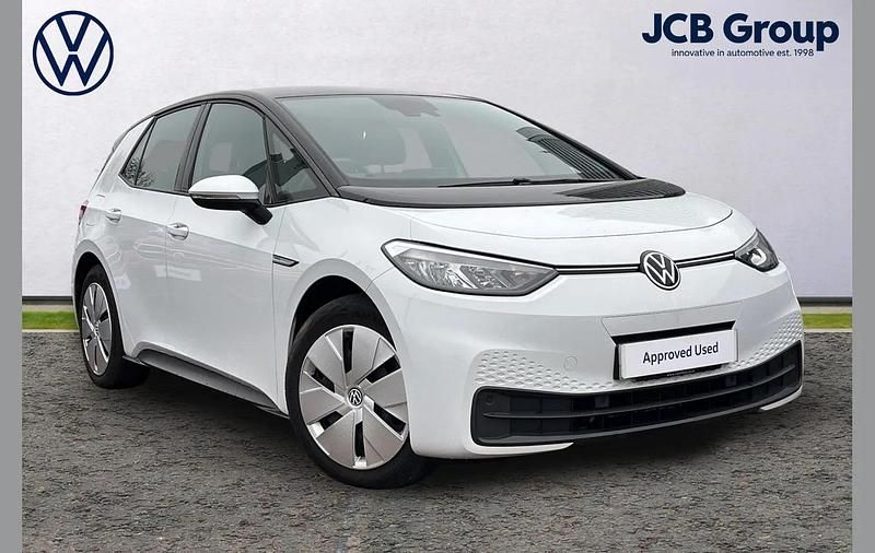 Used VW ID.3 Pro Performance 150 kW (204 HP) 2021 White Hatchback