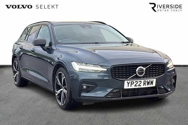 Blue Used 2022 Volvo V60 Plus Estate | £28,192 (Expensive) - Image 1/4