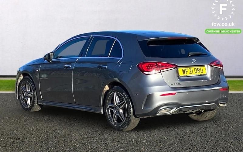 Used Mercedes A250 AMG Line Premium 218 HP (160 kW) 2021 Grey Hatchback