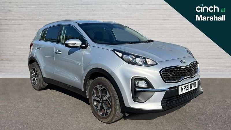 Silver Used 2021 Kia Sportage 2 SUV | £15,374 (Good price) - Image 1/4