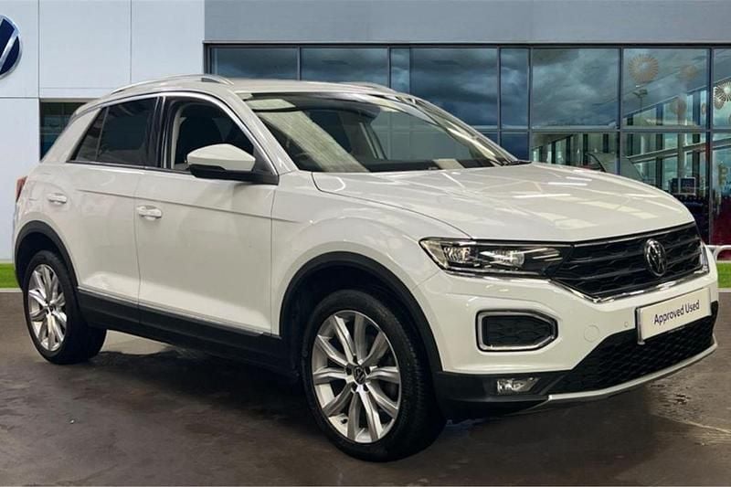 White Used 2021 VW T-Roc SEL SUV | £20,319 (Fair price) - Image 1/4