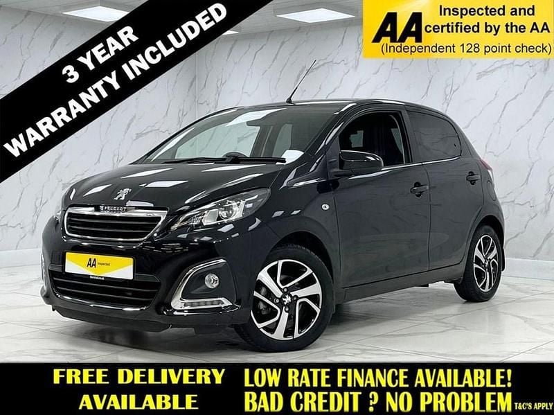 Black Used 2019 Peugeot 108 Allure Hatchback | £11,000 (Fair price) - Image 1/2