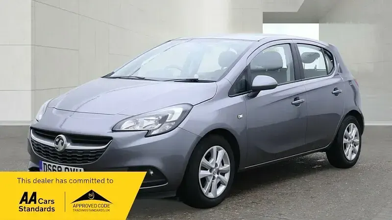 Used Vauxhall Corsa Design Edition 90 HP (66 kW) 2018 Grey Hatchback