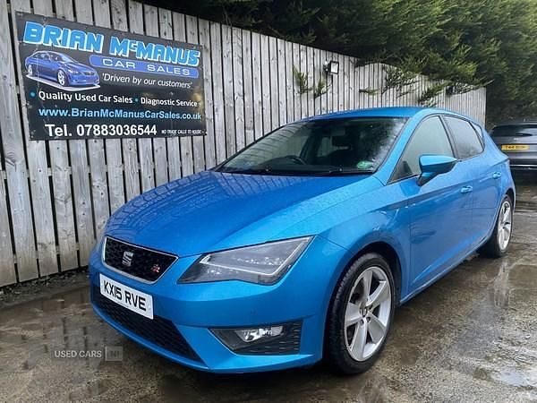 Used Seat Leon FR 150 HP (110 kW) 2015 Blue Hatchback