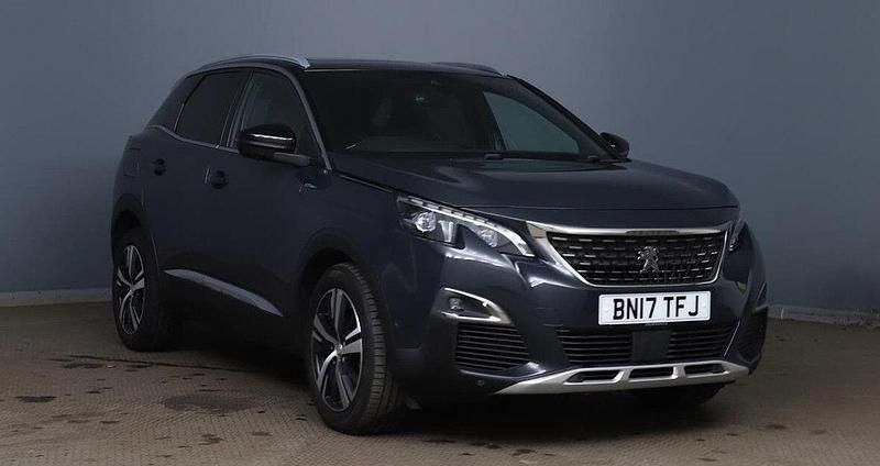 Grey Used 2017 Peugeot 3008 GT-line Hatchback | £11,490 (Good price) - Image 1/2