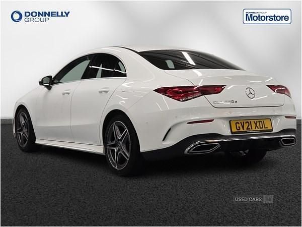 Used Mercedes CLA220 AMG line 2021 White Sedan