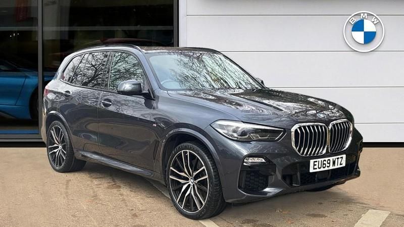 Grey Used 2019 BMW X5 M Sport SUV | £34,800 (Good price) - Image 1/4