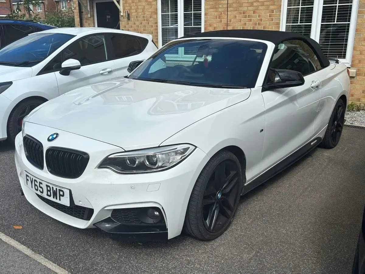 Used BMW 220 M Sport 2015 White Cabriolet