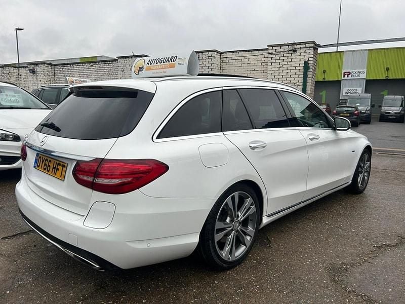 Used Mercedes C350e Premium Plus 2016 White Estate