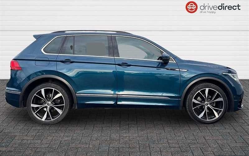 Used VW Tiguan R-line 150 HP (110 kW) 2022 Blue SUV