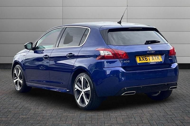 Magnetic blue Used 2018 Peugeot 308 GT-line Hatchback | £7,490 (Good price) - Image 1/4