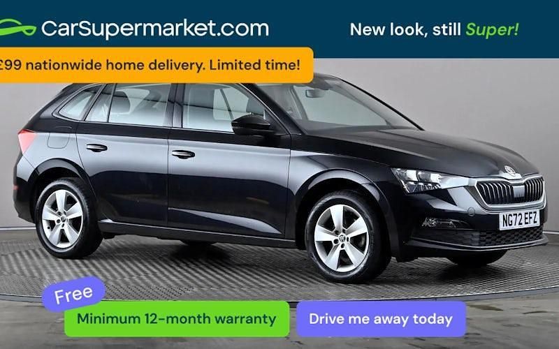 Used Skoda Scala SE 110 HP (80 kW) 2023 Black Hatchback