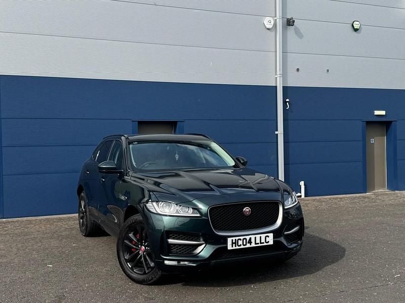 Green Used 2018 Jaguar F-Pace R-Sport SUV | £18,995 (Fair price) - Image 1/4