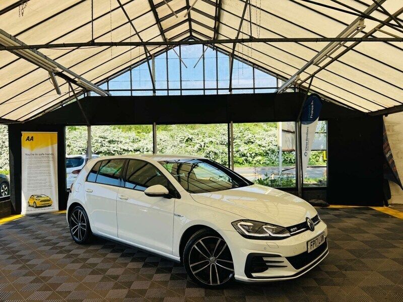 White Used 2017 VW Golf VII GTD Hatchback | £13,300 (Fair price) - Image 1/3