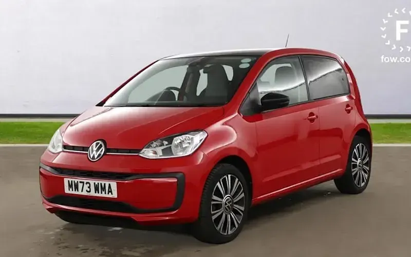 Used VW up! Black Edition 65 HP (47 kW) 2023 Red Hatchback