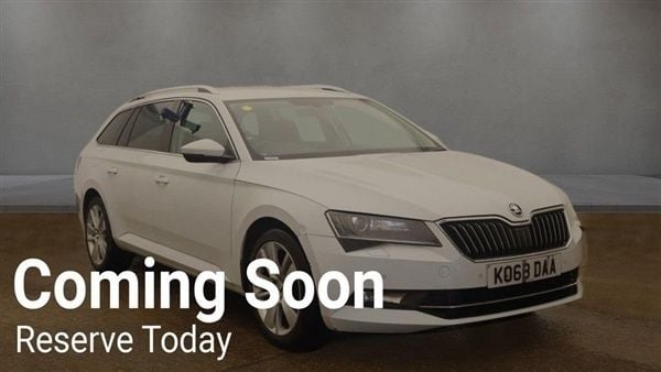 White Used 2018 Skoda Superb SE L Executive Estate | £10,999 (A bit pricey) - Image 1/1