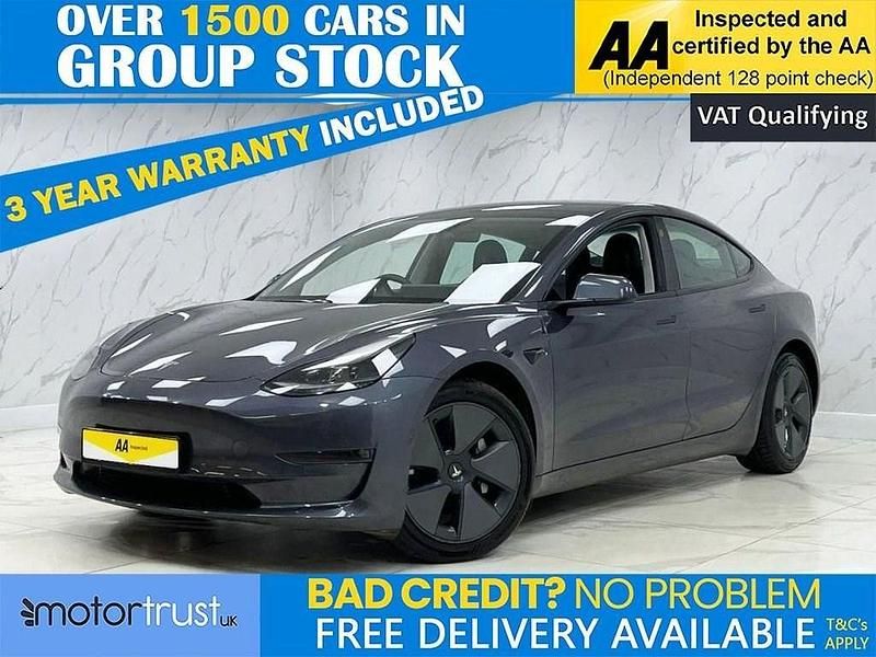 Grey Used 2021 Tesla Model 3 Sedan | £20,395 (Fair price) - Image 1/2