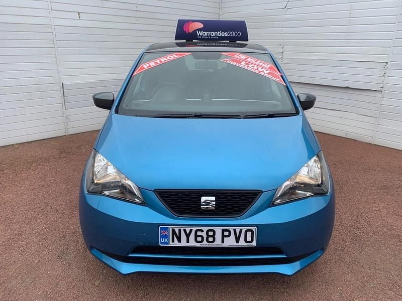 Used Seat Mii Design 60 HP (44 kW) 2019 Blue Hatchback