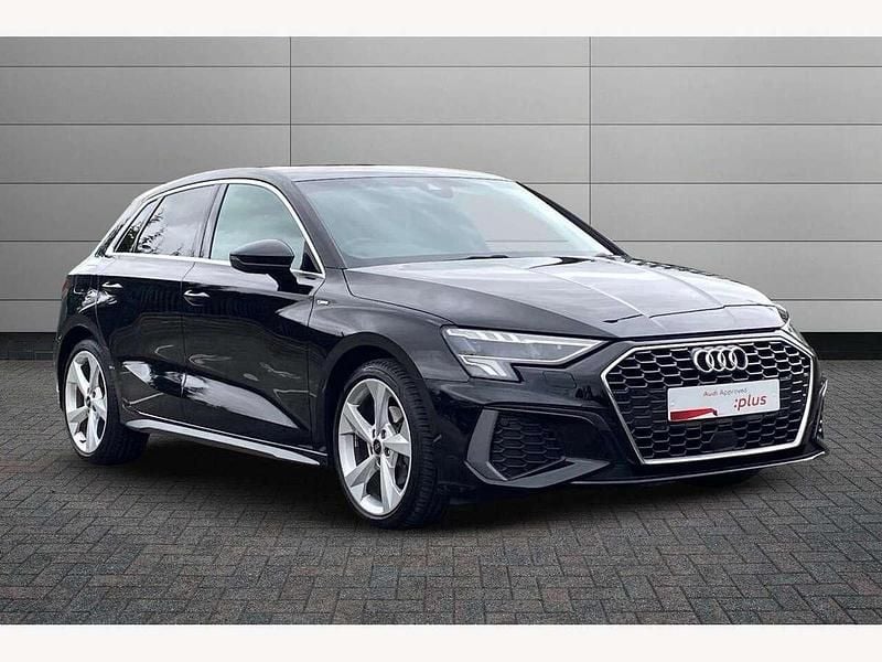 Black Used 2023 Audi A3 S-Line Hatchback | £26,050 (A bit pricey) - Image 1/4