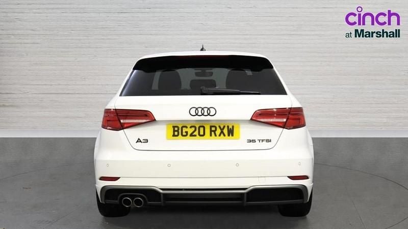 Used Audi A3 S-Line 150 HP (110 kW) 2020 White Hatchback