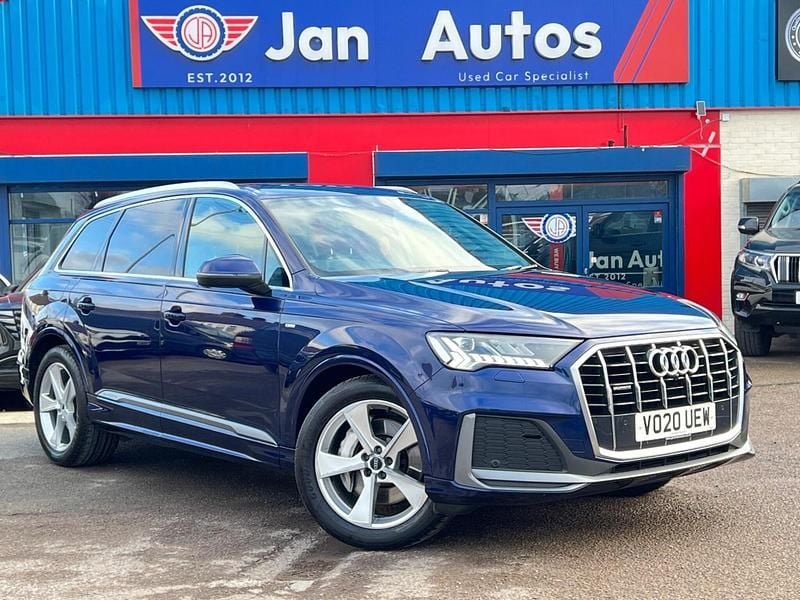 Used Audi Q7 S-Line 2020 Blue SUV