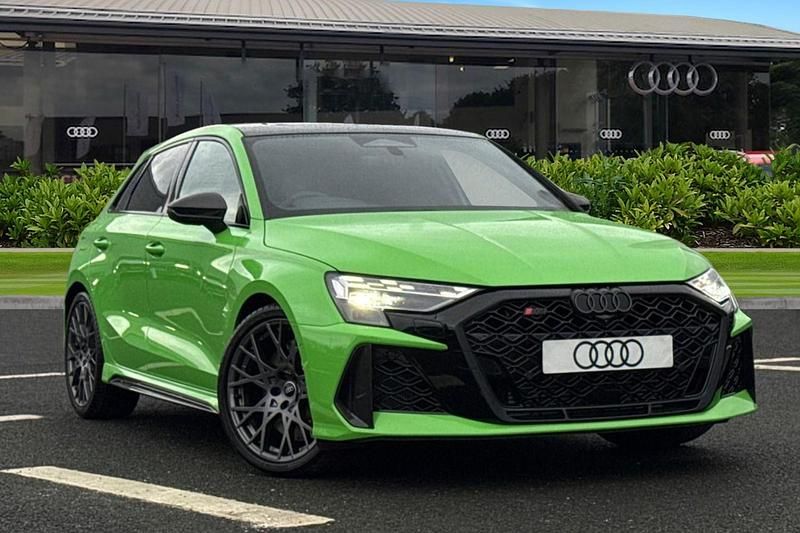 Green New 2026 Audi RS3 Performance Sedan | £63,385 (Fair price) - Image 1/4