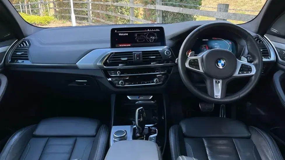 Used BMW X3 Comfort Edition 393 HP (289 kW) 2020 Phytonic blue metallic paint SUV