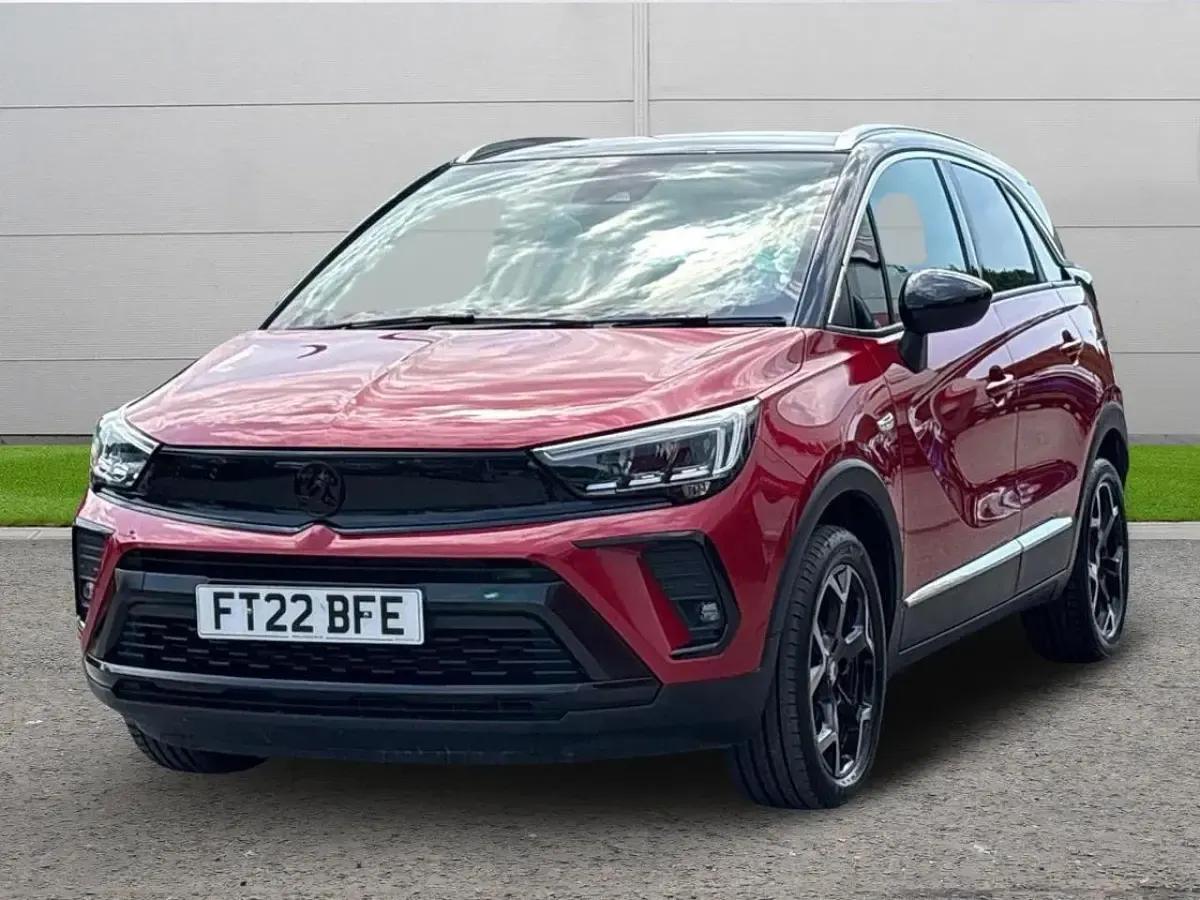 Used Vauxhall Crossland Ultimate 108 HP (79 kW) 2022 Red SUV