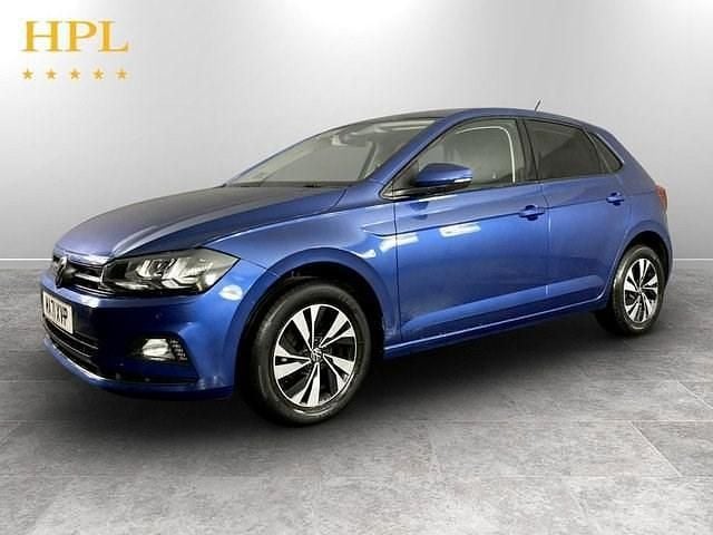 Used VW Polo Match 95 HP (69 kW) 2021 Blue Hatchback